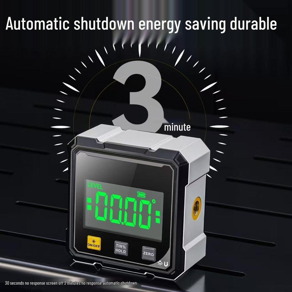 Digital Magnetic Inclinometer with 360° Laser Level