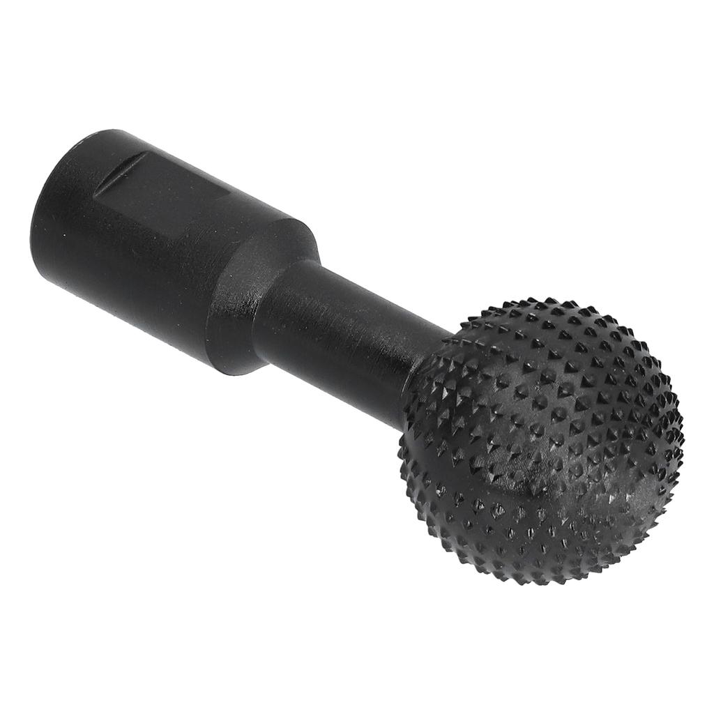 Sphere Rotary Burr Carbon Steel Woodworking Attachment for Polishing Engraving 58?11in
