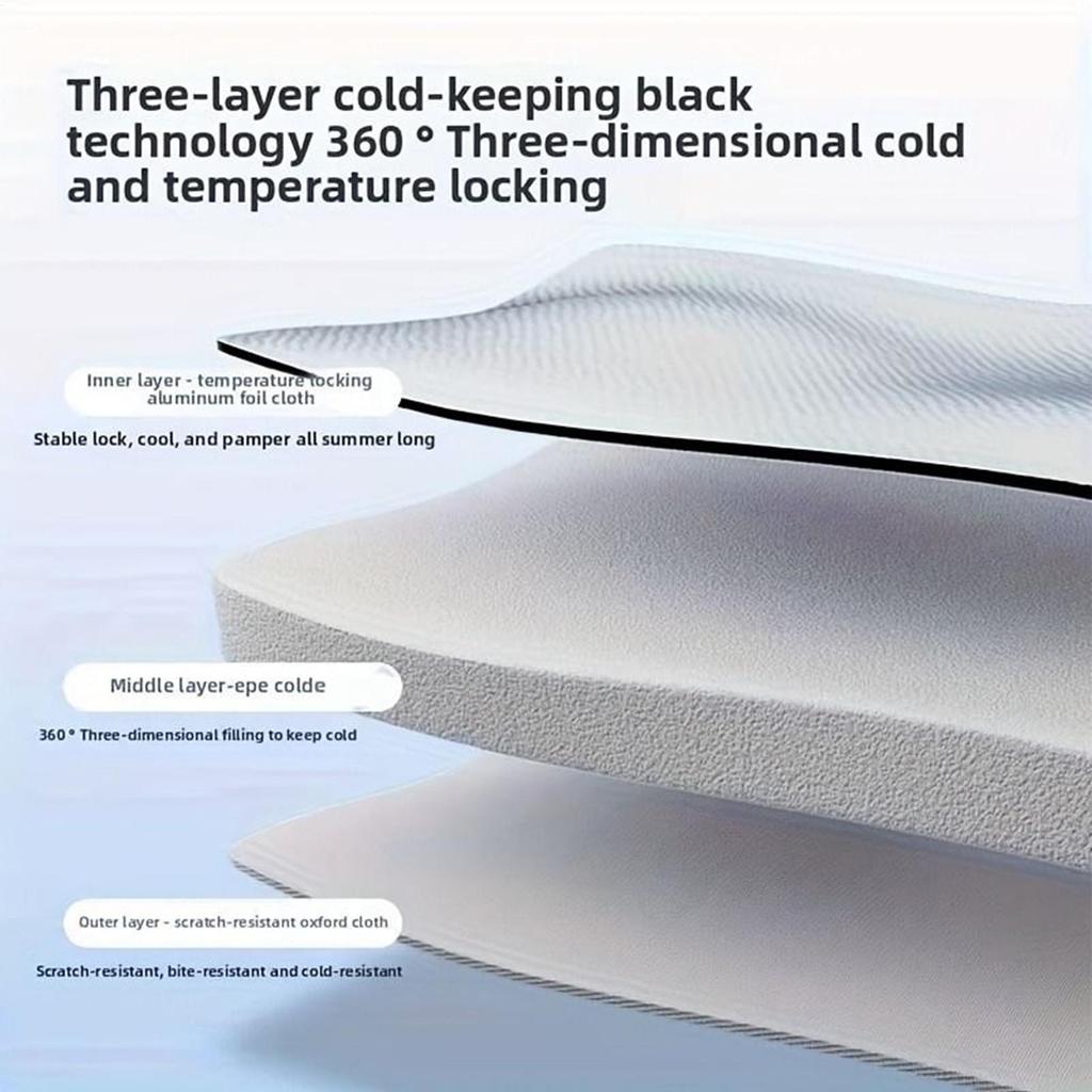 Air Conditioner Cat House Cooling House For Outdoor Cats Foldable Shelter Dog Bed Pet Supplies With Ice Packs For Indoor Outside