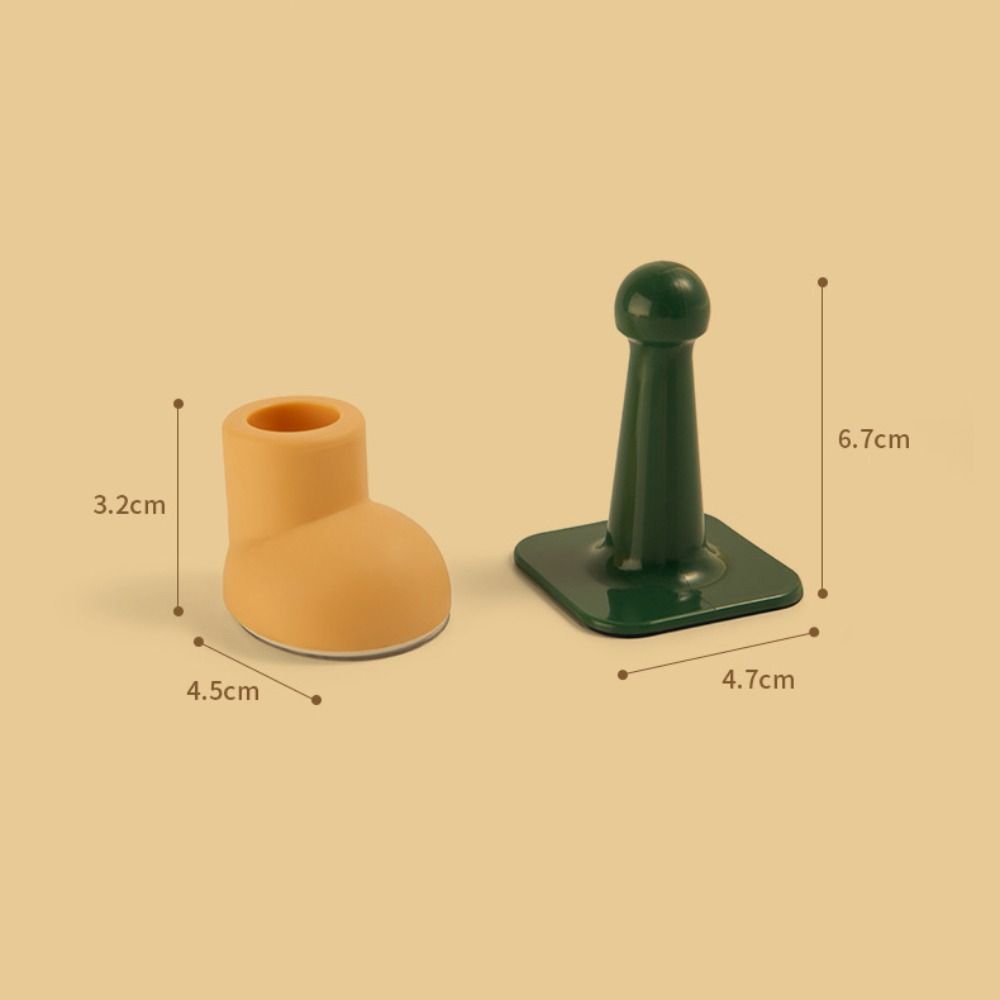 Mute Door Stopper Silicone Door Mute Buffer Device New Anti-bump Door Holder