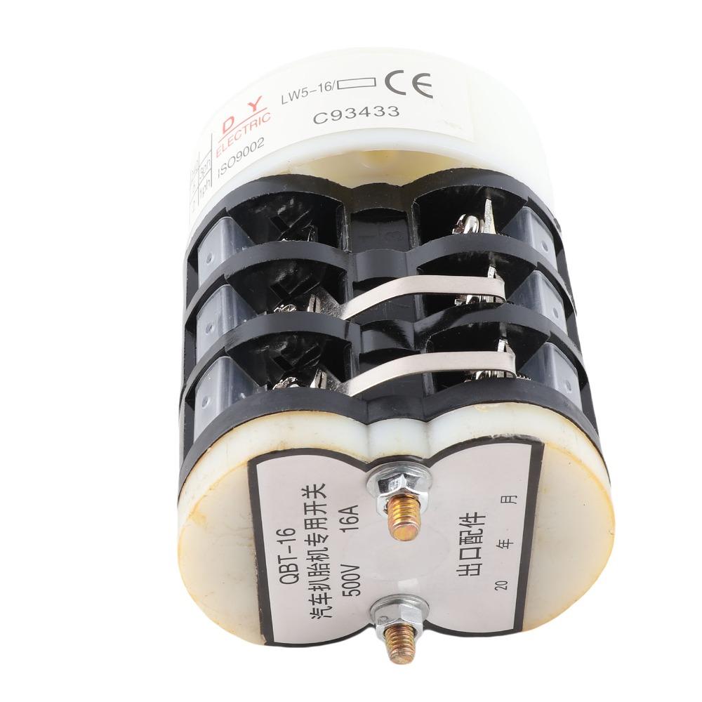 ABS Motor Reversing Switch 16A Current Turn Table Control Switch Tire Changer Control