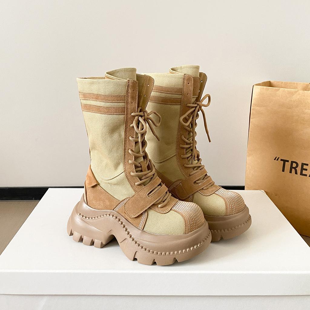 Wasteland retro boxing versatile Martin boots 2026 new versatile outdoor wind short boots western inner height boots women