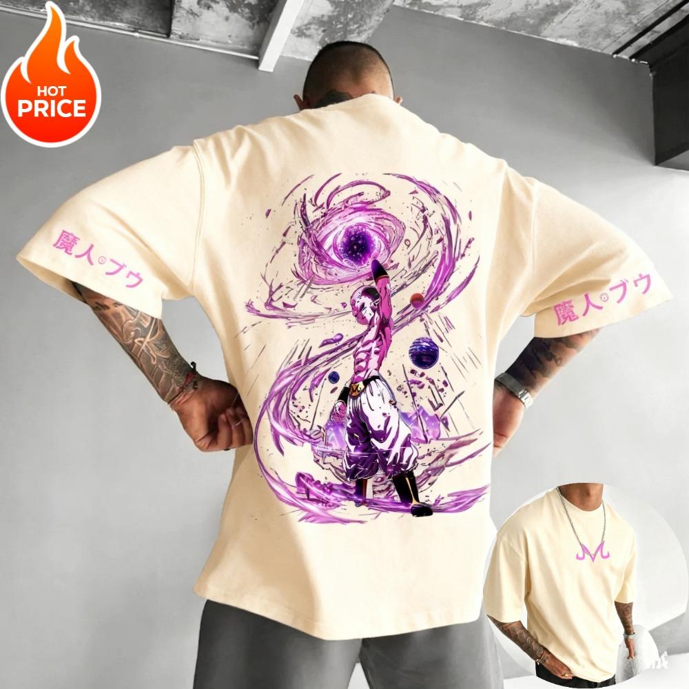 Anime Harajuku Super Saiyan Men s Retro Summer T-shirt 2XS