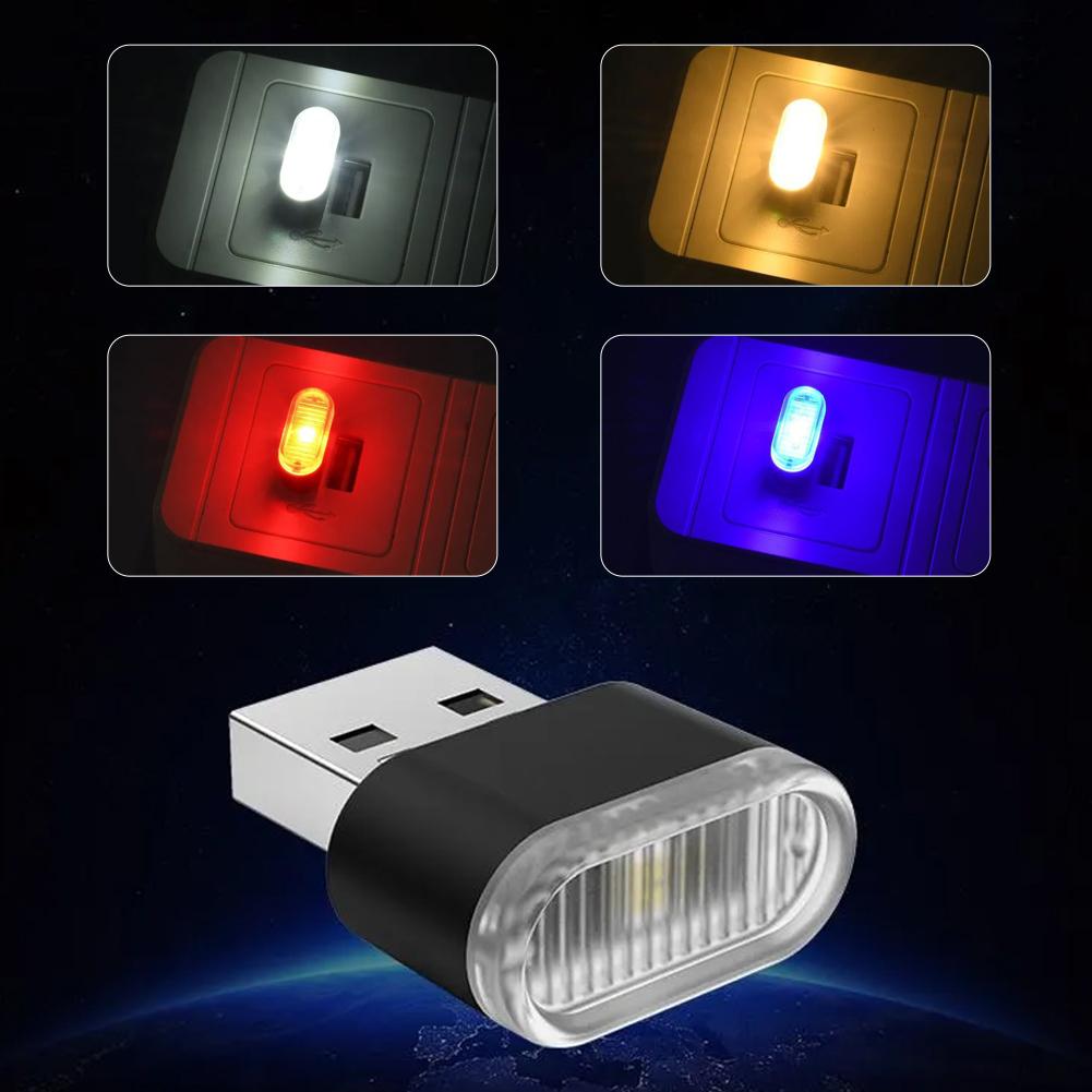 USB LED Car Light Auto Interior Atmosphere Light Decorative Lamp Emergency PC Auto Colorful Light Car Accessories