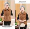 Fashionable Mink Velvet Vest for Middle-Aged and Elderly Women - Warm Autumn/Winter Style for Mom or Grandma