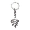 28mm Key Ring Mushroom Branch Leaf Kids' Jewelry Materials QY030