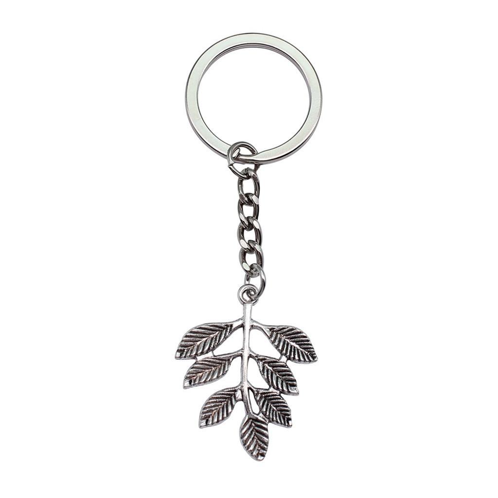 28mm Key Ring Mushroom Branch Leaf Kids' Jewelry Materials QY030
