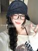 Retro Pleated Cloud Octagonal Hat Children Spring And Autumn Casual Versatile Literary Beret Showing Small Face