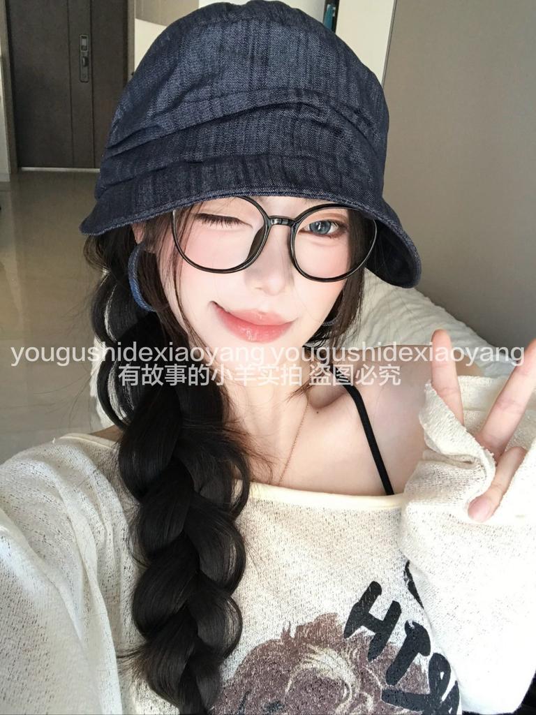 Retro Pleated Cloud Octagonal Hat Children Spring And Autumn Casual Versatile Literary Beret Showing Small Face