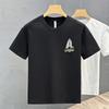 Aktualisiertes Sommer Herren Baumwolle Bedrucktes Dünnes Kurzarm-T-Shirt Herren T-Shirt Top