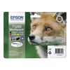 Epson T1285 Ink Cartridge Multipack - Black, Yellow, Cyan, Magenta - Stylus S22, SX130, SX230