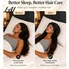 Braided Hair Cap No Heat Curling for Women Adjustable Curls Styling Accessories Satin Bonnet Double Layer Sleeping Medium Long Hair Braids,
