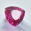 Natural Pink Ruby Loose Gemstone 17.80 ct Trillion Cut for Jewelry Making and Gem Collections