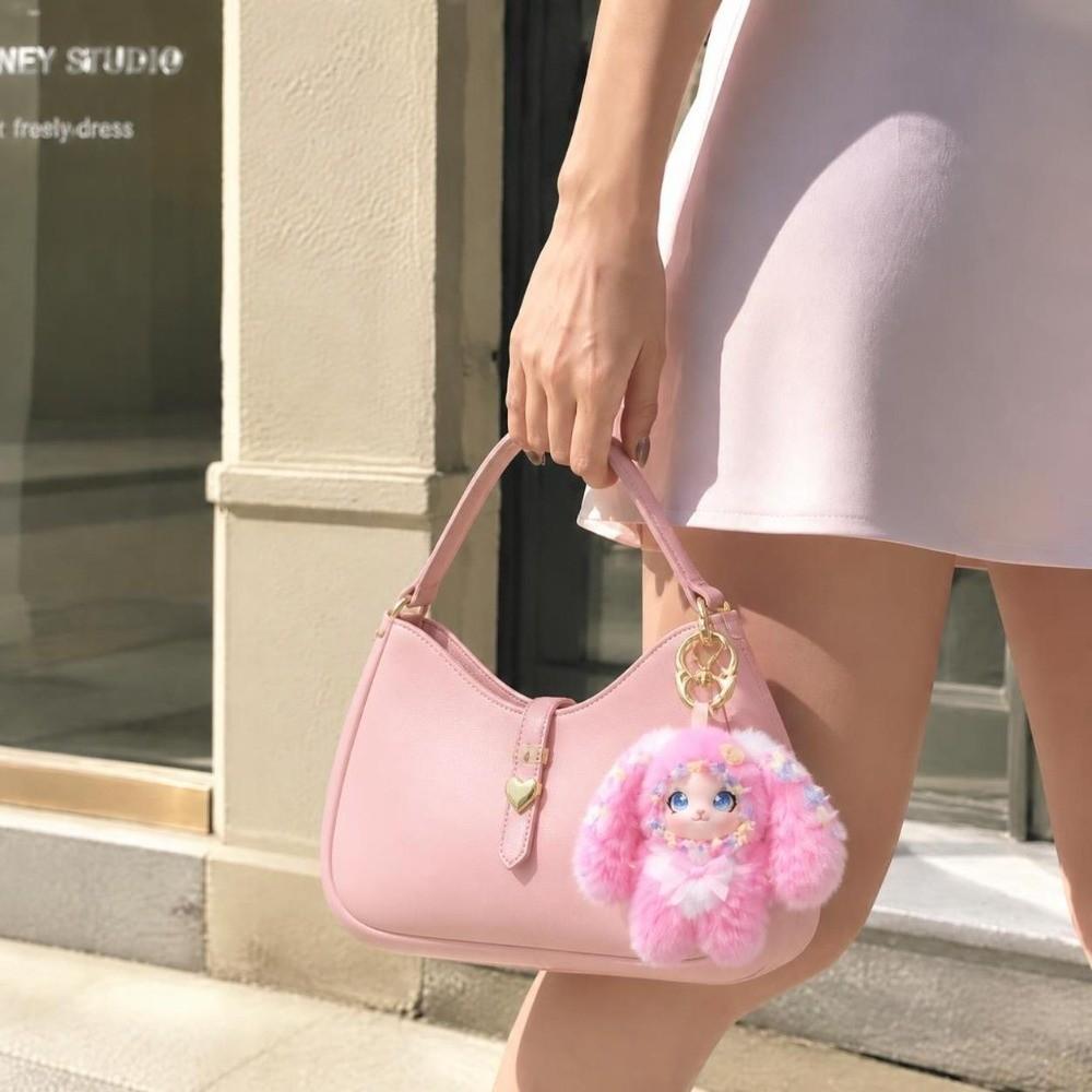 Soft Lori Rabbit Pendant Plush Bunny Plush Decoration Cute Vinyl Doll Keychain For Kids