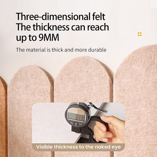 Cat Scratch Mat Self-Adhesive Felt Board Cat Scratcher Carpet Furniture Protector