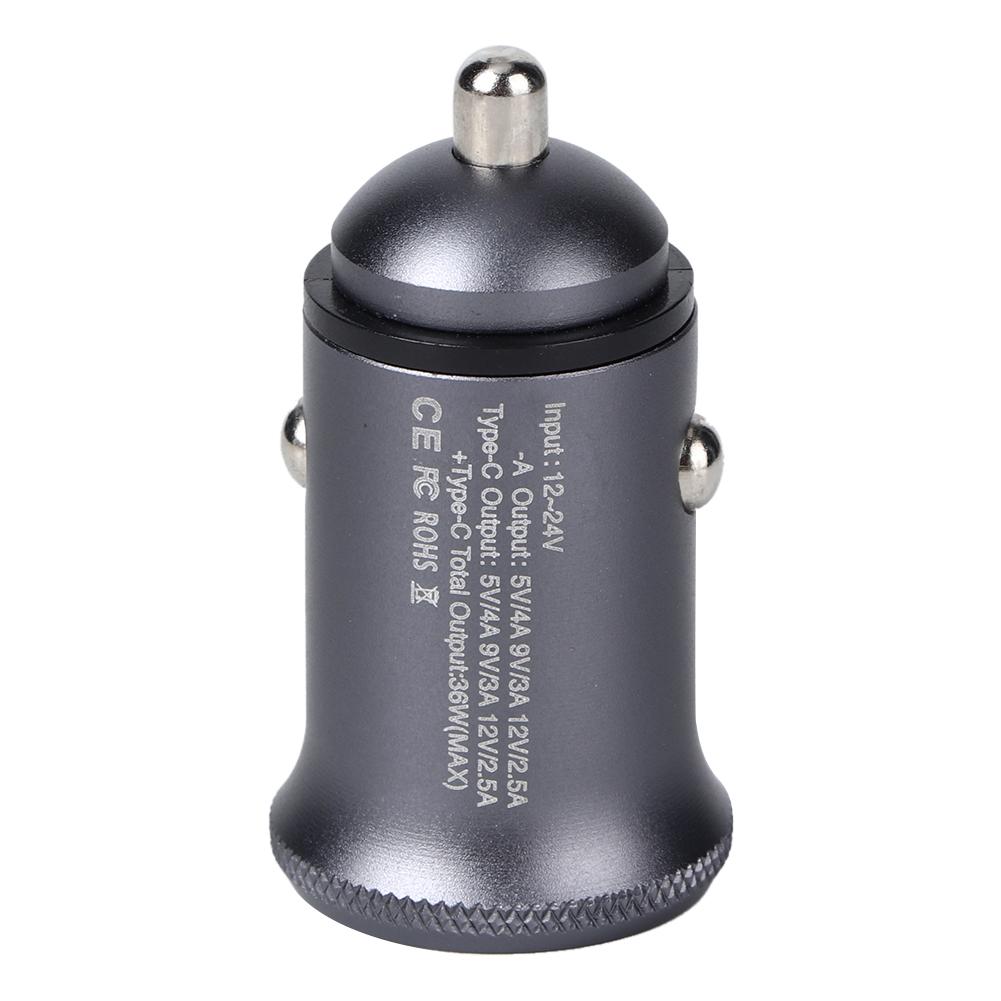 Portable Dual USB Port Fast Car Phone Charger Support for QC3.0