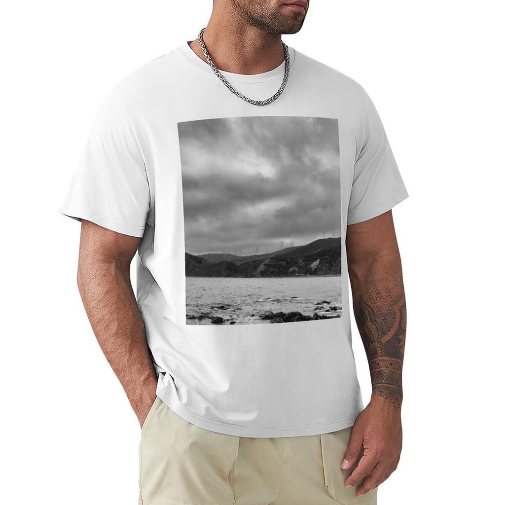 Wind Power TShirt baggy shirts anime Tshirts oversize graphics clothes for men