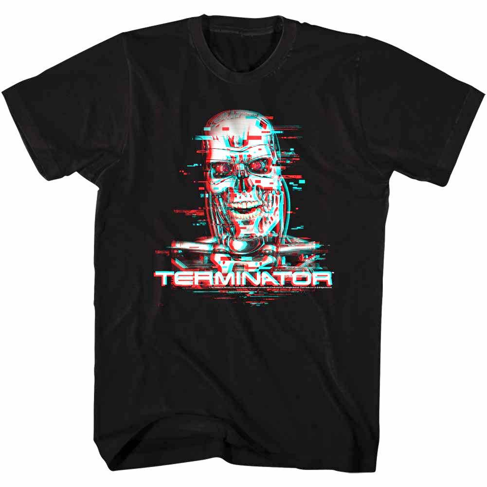 Terminator T-800 Glitch Men T Shirt XXXL