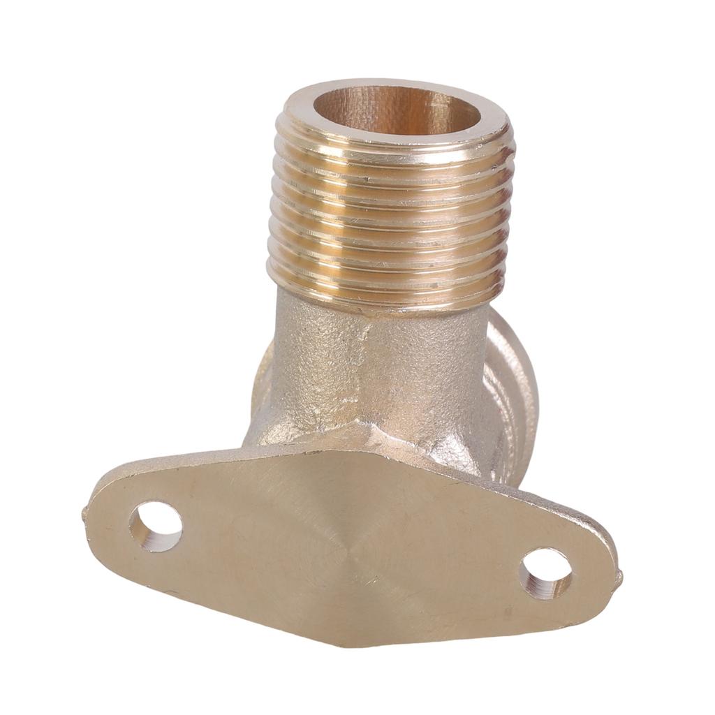 Pack of 2 Brass DN15 Wall Distributor 90 Degree Thread Fitting With 1/2 Inch Female and Male Thread for Plumbing