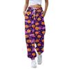 Women's Halloween Print Joggers Sweatpants - Drawstring Elastic Waist Cuffed Casual Pants for Fall Holiday Party