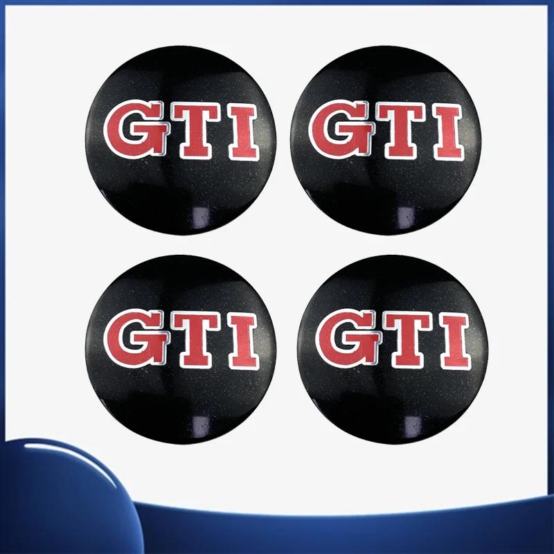 2026 Hot For VW VOLKSWAGEN 4pcs 60mm Car Wheel Center Sticker for Volkswagen Polo Golf 5 6 7 8 Passat Scirocco Lavida Santana To