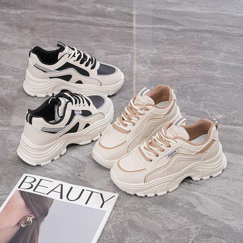 Spring New Women's Shoes Sports Shoes Trendy Casual Platform Shoes Original Design Running Shoes