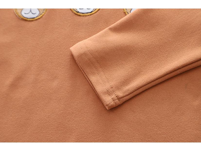 Boys' Bear Sweatshirt & Overalls Set - Spring/Autumn 2025 Casual Two-Piece for Infants