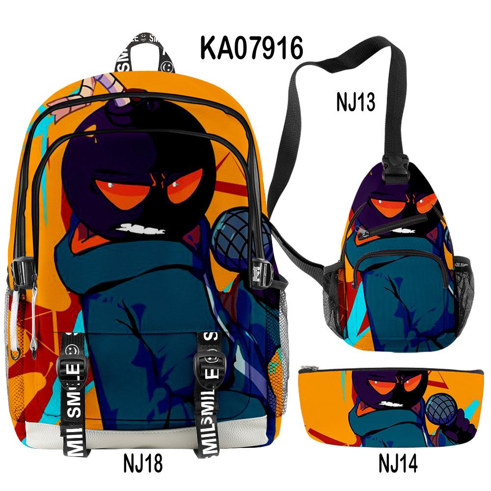 Timeless Distinctive skibidi Toilet Man Laptop Rucksacks pupil Schoolbags 3D Pattern Oxford Water-resistant Boys/Girls Laptop Backpacks