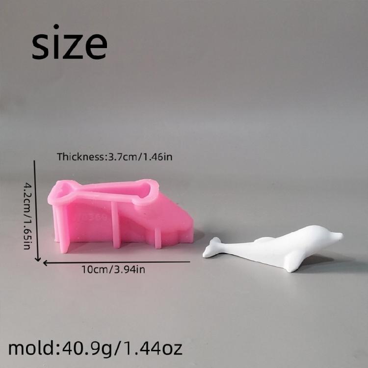 Multipurpose Sturdy Silicone Mould for Dolphin Candle Accessory Portable for Artistics and Craft Supplies Lovers