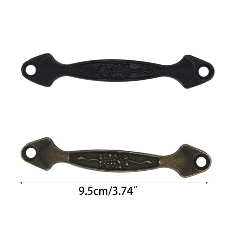 Chinese Style Drawer Pull Zinc Alloy Drawer Handle Durable for Wardrobe Jewelry