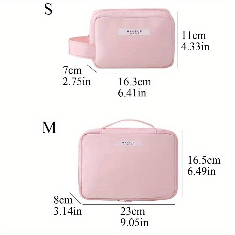 1pc Portable Cosmetic Bag, Gift for Valentine's Day for Travel Storage Bag, Makeup Bag, Cosmetic Bag, Vacation Organizer, Large Capacity