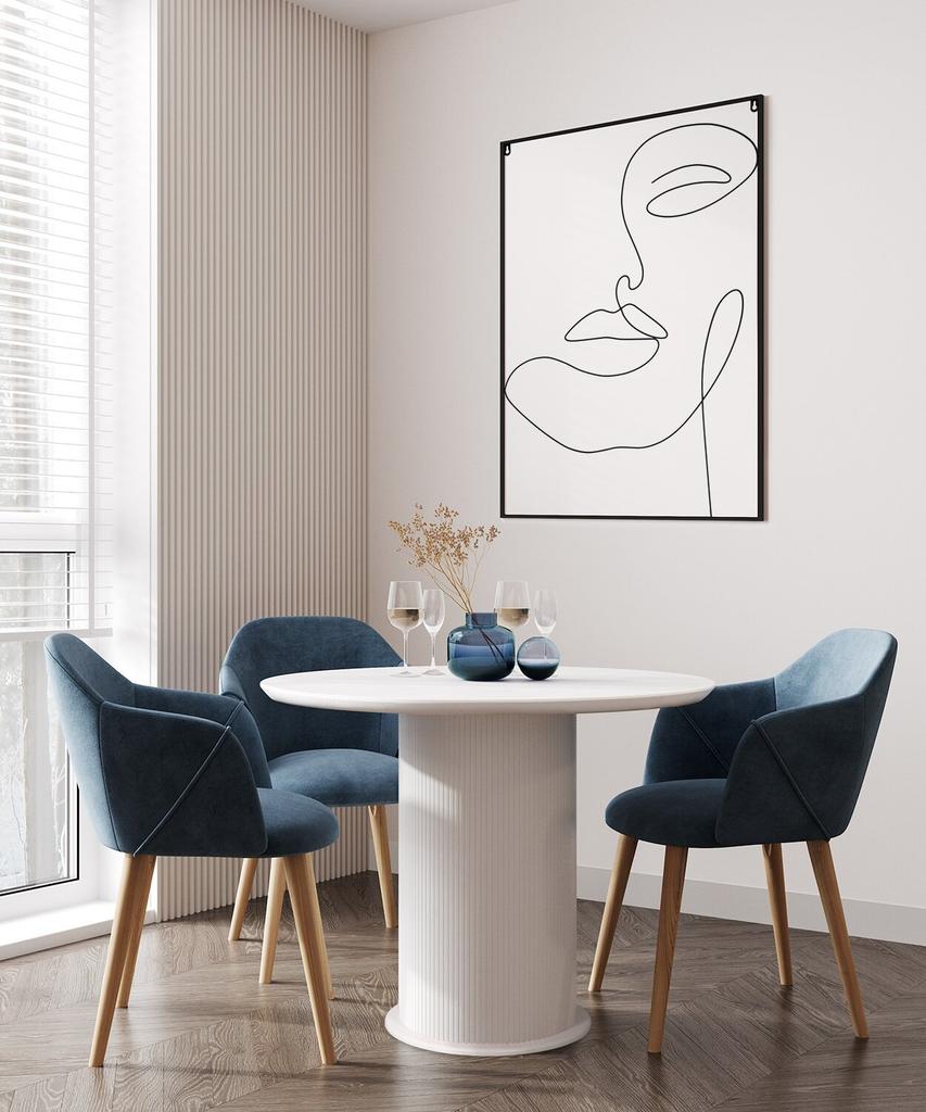 Elia Table 100cm ROUND | WHITE