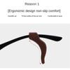 1pair Glasses Slip Resistant Sleeve Silicone Ear Hook Ear Fixing Bracket For Lens Frame Anti Drop Ear Clip Eyeware Accessories
