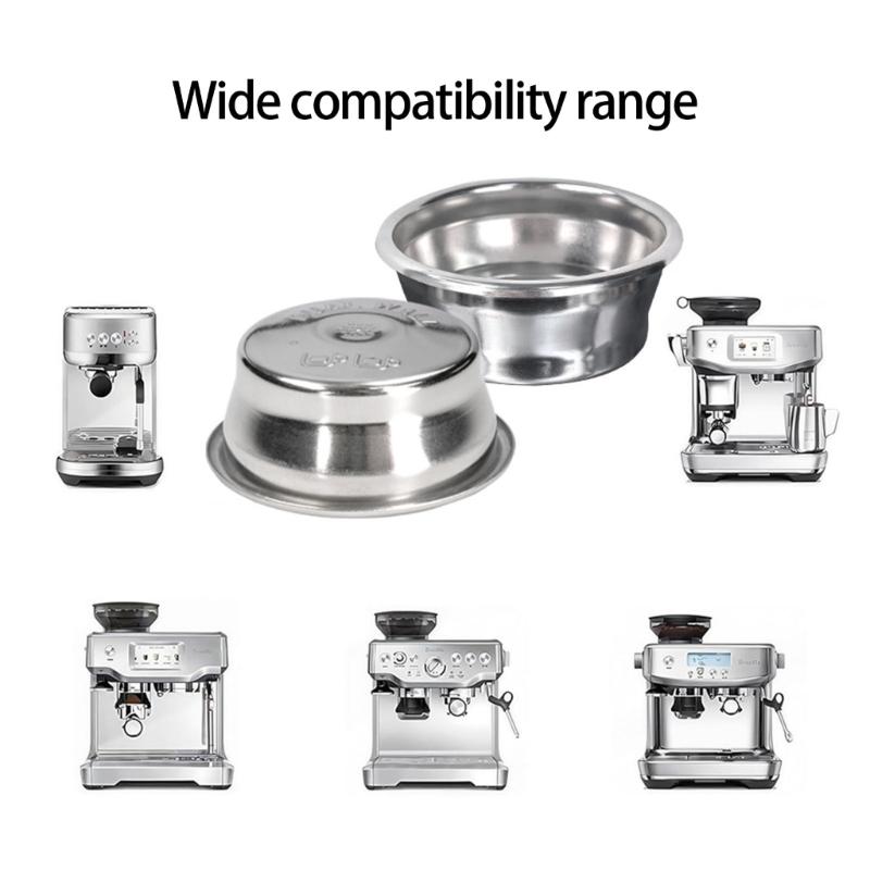 Durables 54mm Single Wall Coffee Filters Basket For Professional Machines Stainles Steels Construction
