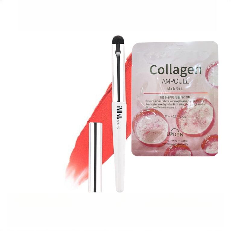 INHAK Portable Wide Lip Brush 931 for Precise Lip Makeup and Blending