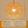 New Chinese Style Bamboo Weave Chandelier