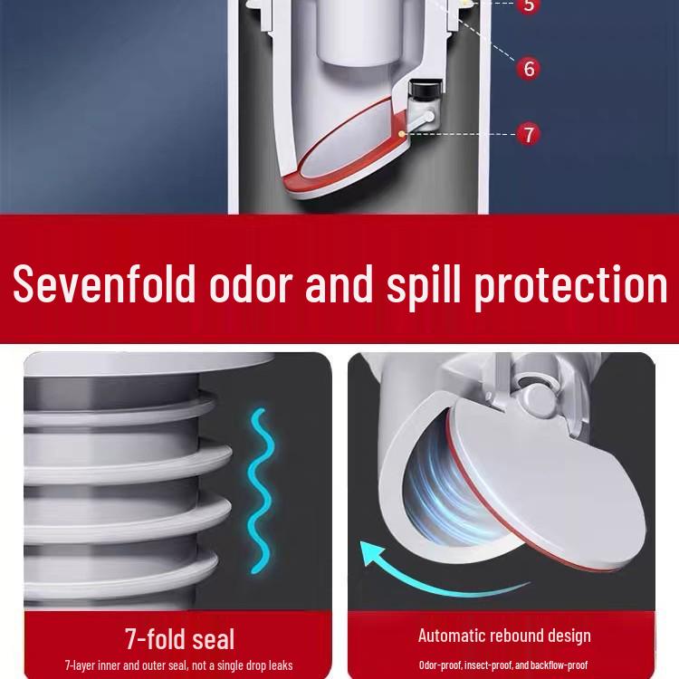 Filtr zatyczka do zlewu kuchennego i odpływu podłogowego odporny na zapachy