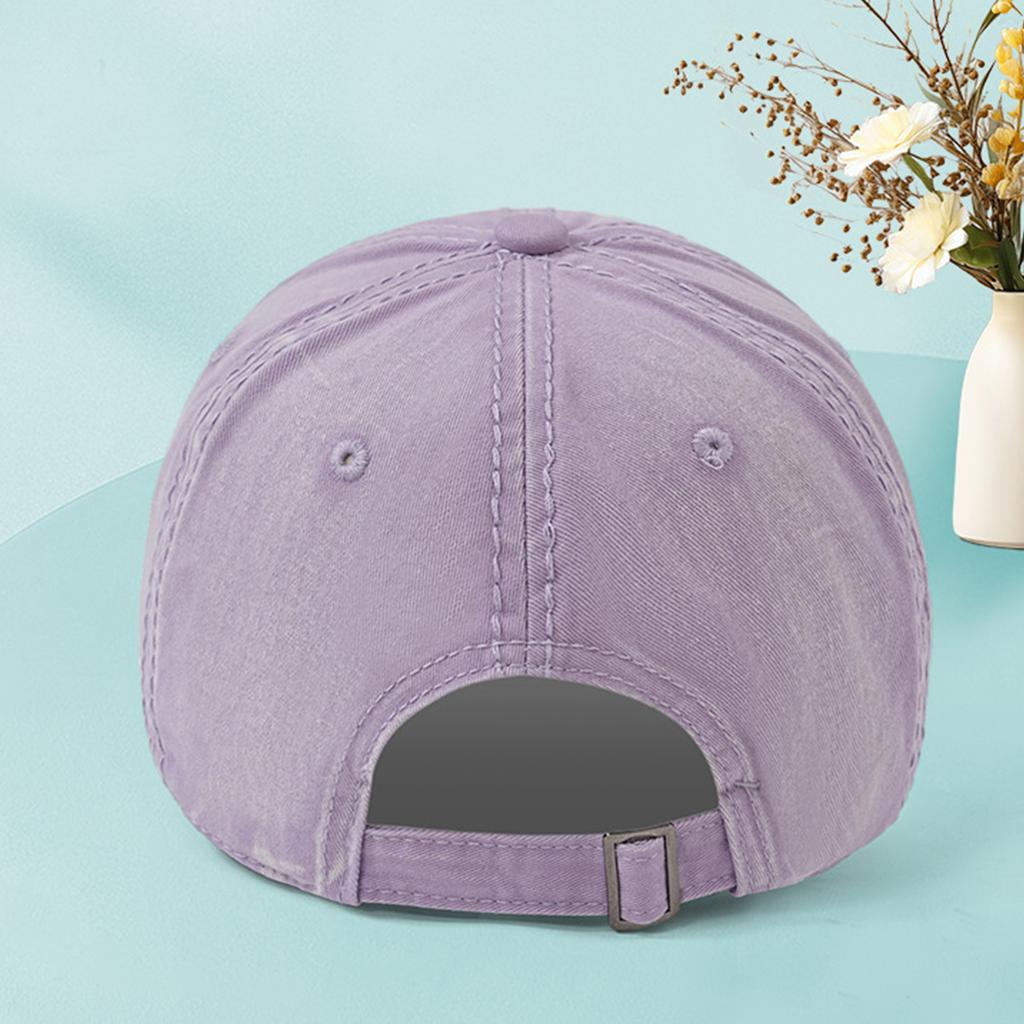 Unisex Adhesive Baseball Cap, Washed And Worn, Soft Top, Fashionable And Versatile Hat