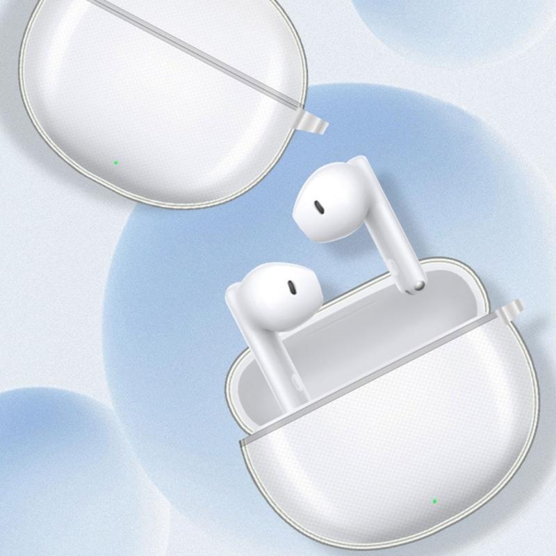 Clear Earbud Case Shock Absorbent  Protective Cover High Transparency Soft Earphone Protector Small for Small Earbud X7