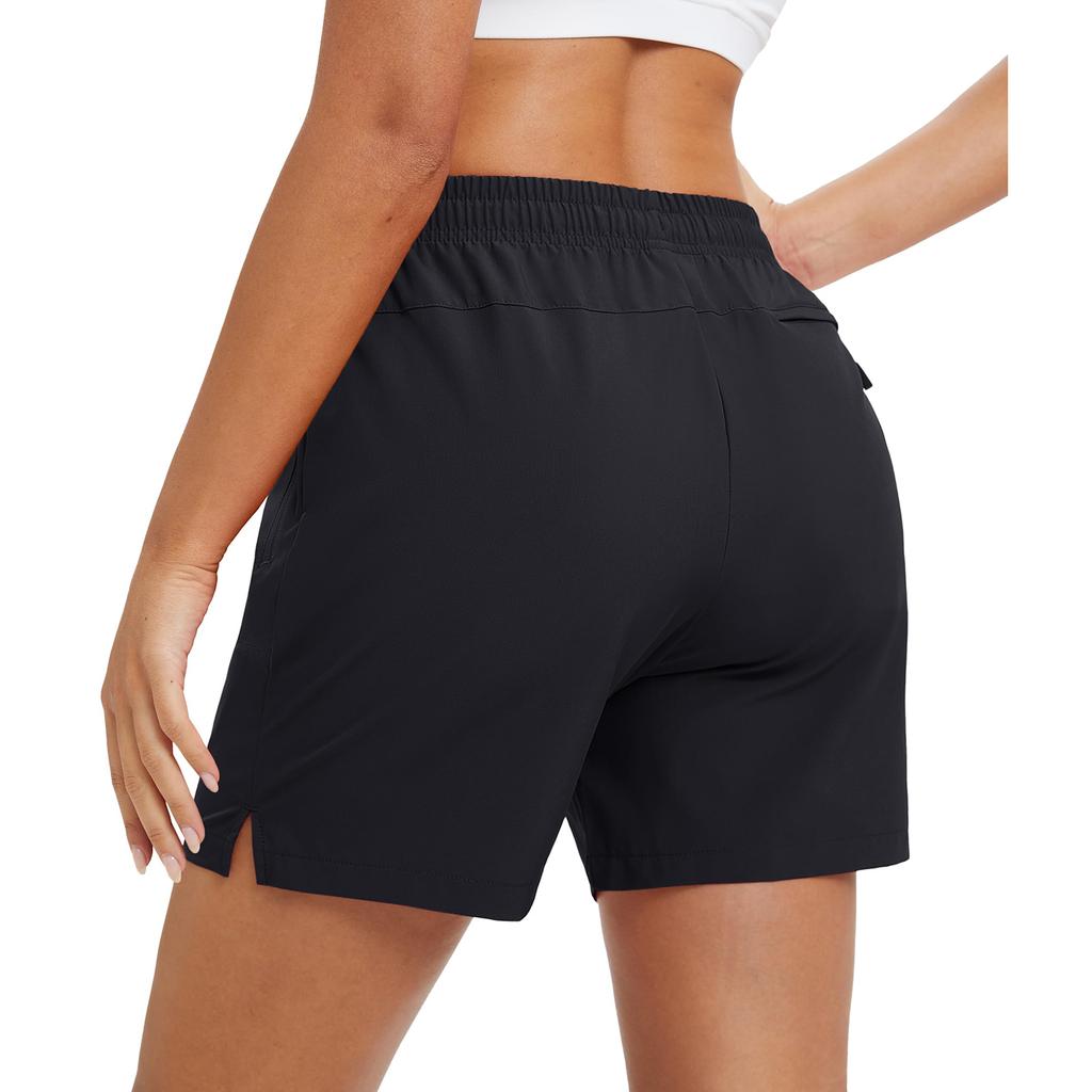 Shorts de Verano para Mujer Casual de Cintura Alta de Pierna Ancha