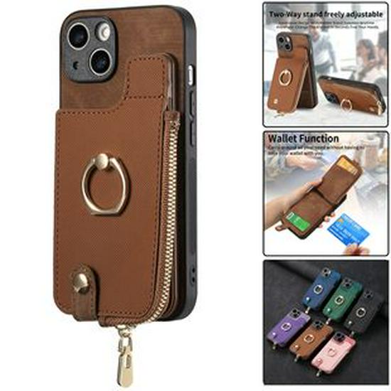 Universal Google Pixel 10 Pro Leather Flip Case with Card Slot & RFID Protection