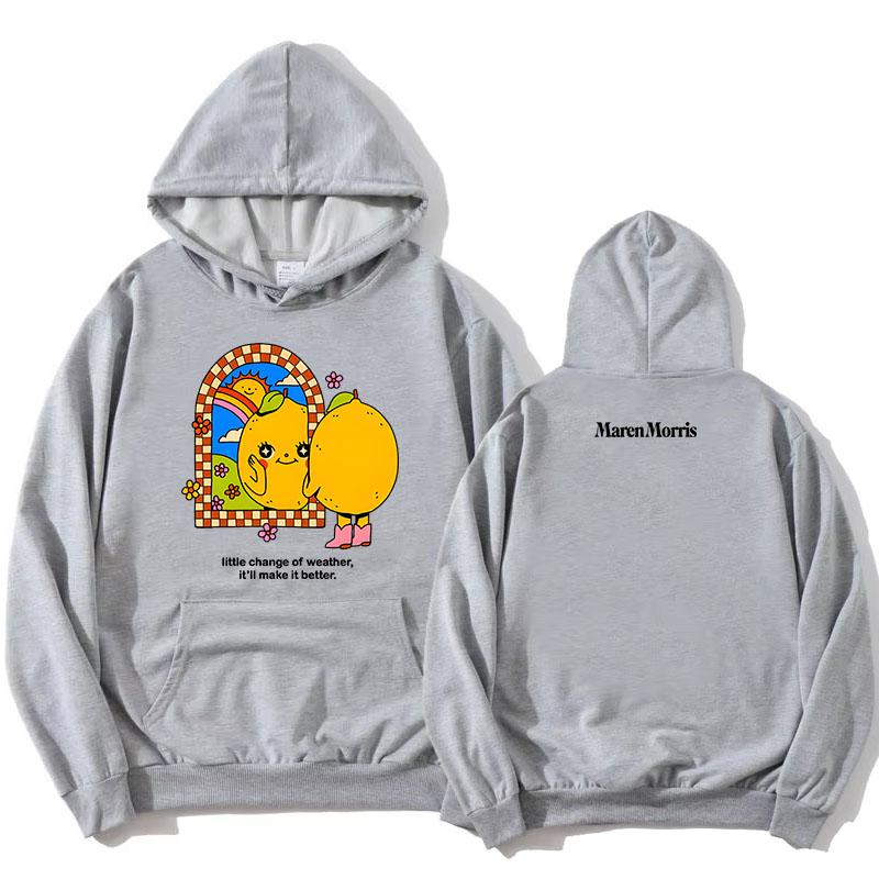 Maren Morris DREAMSICLE (Deluxe) Hoodies Album Mode Grafikdruck Sweatshirts Lässig Langarm Kapuzenpullover Damen Herren