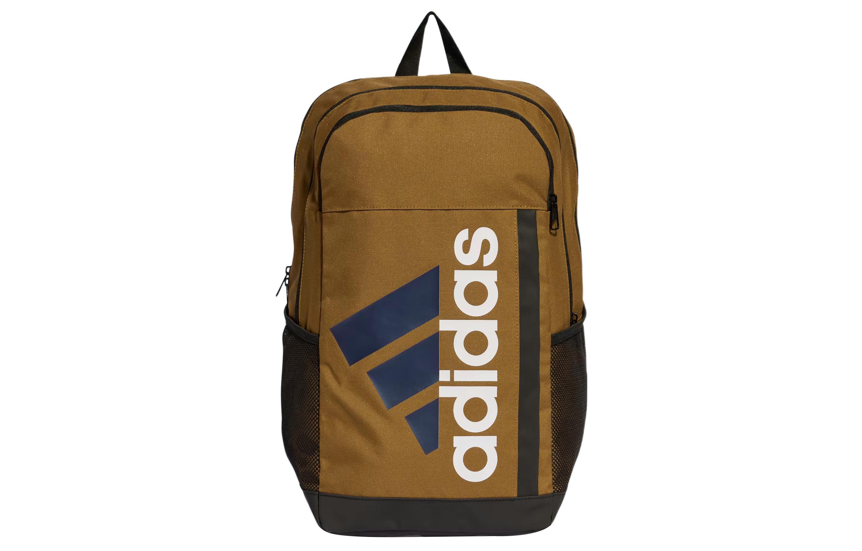 Adidas Athleisure Recycled Polyester Backpack Regular Unisex Brown HT6948 Brown