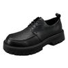 Leather shoes men's new large size men's shoes 4 versatile retro heightening casual shoes