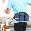 Outdoor Sports Dog Walking Waist Bag with Traction Rope Multifunctional Running Fitness Training Hands Free Pet Jogging Bag