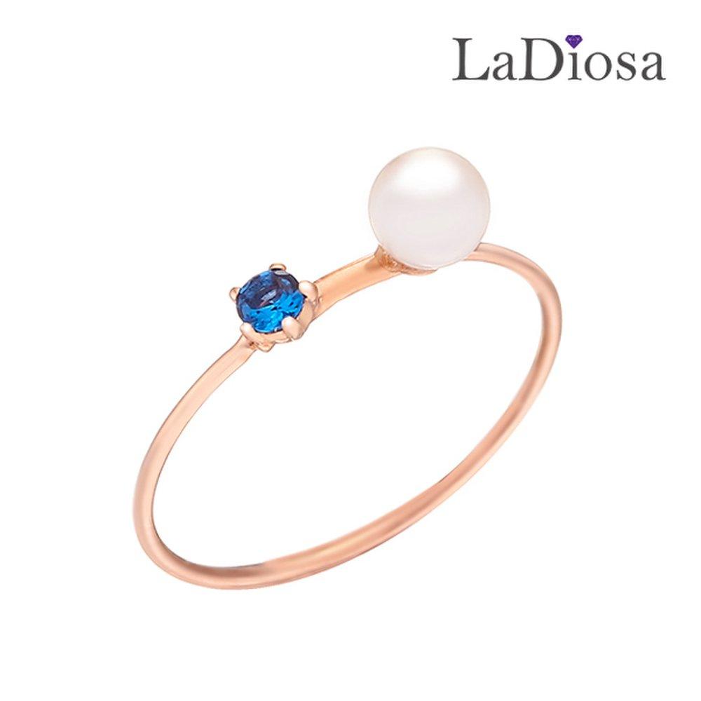 

Ladiosa 14K Pearl Ring Lk14Jd-140R 14K white gold / Size: 07