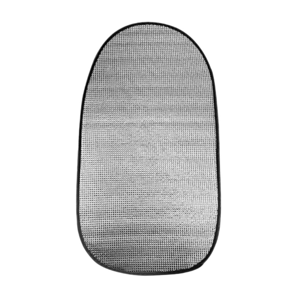 Motorcycle Seat Cover for Heat Sun Insulation Cushion Aluminum Film Seat Pad for Outdoor Summer Siding Electric Bicycles
