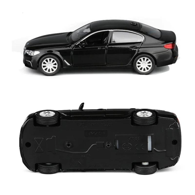 1/36 BMW 550i Alloy Diecast Simulation Luxury Sports Car Models Pull-back Toys For Children For Kids Collection F211