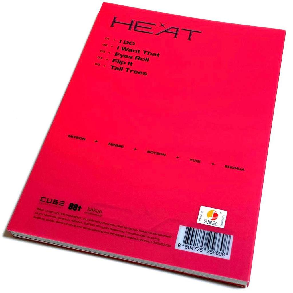 [USED] (G)I-DLE / HEAT FLARE Ver. (Korean Edition)