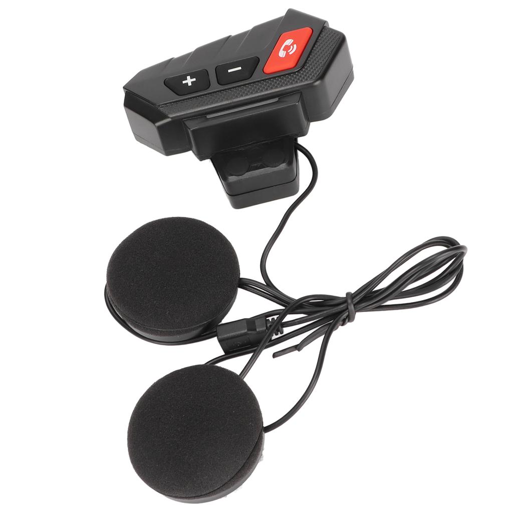 Motorcycle Helmet Bluetooth Headset IP65 Waterproof Wireless Helmet Headphone Supports FM Radio and 